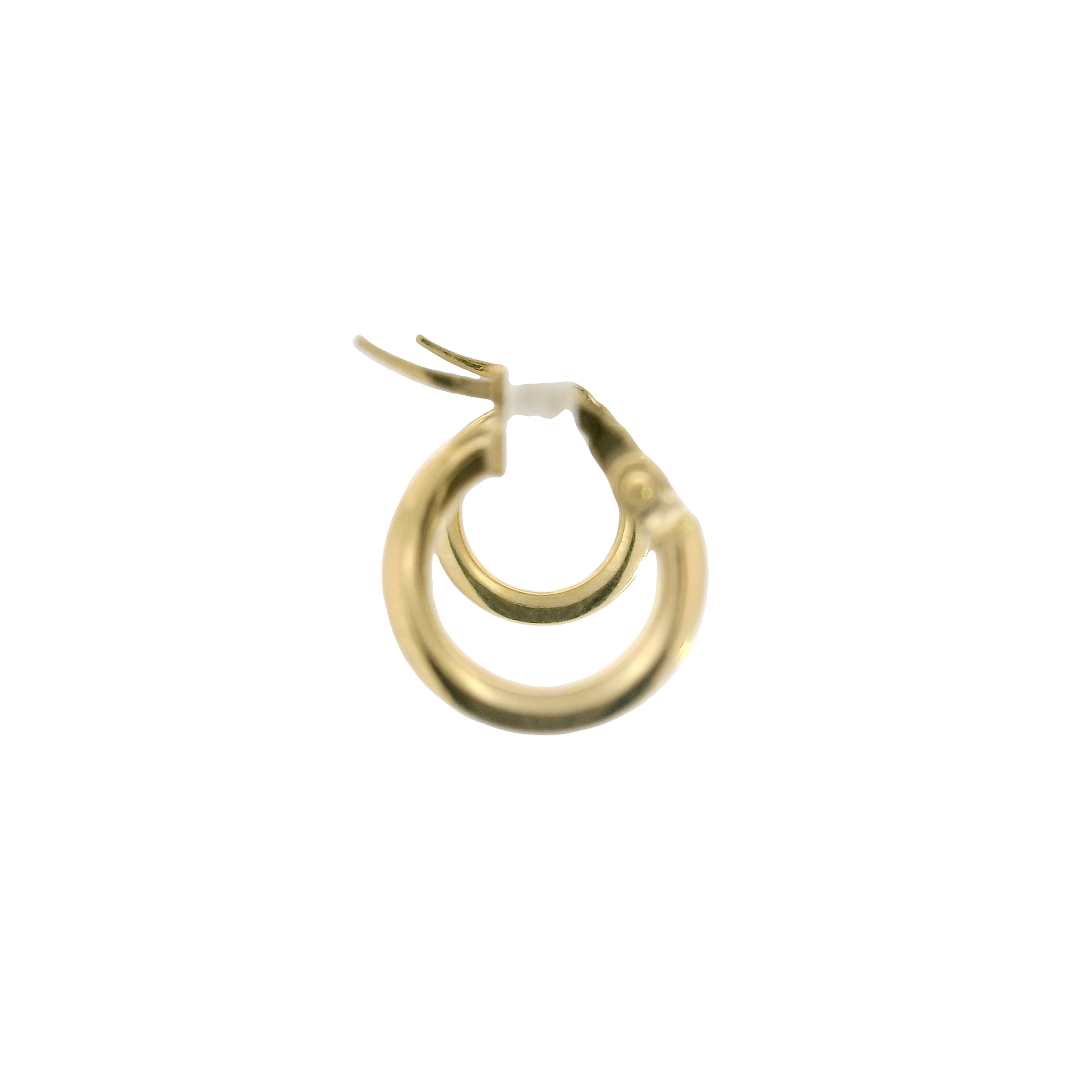 14K Yellow Gold Hoop Earrings