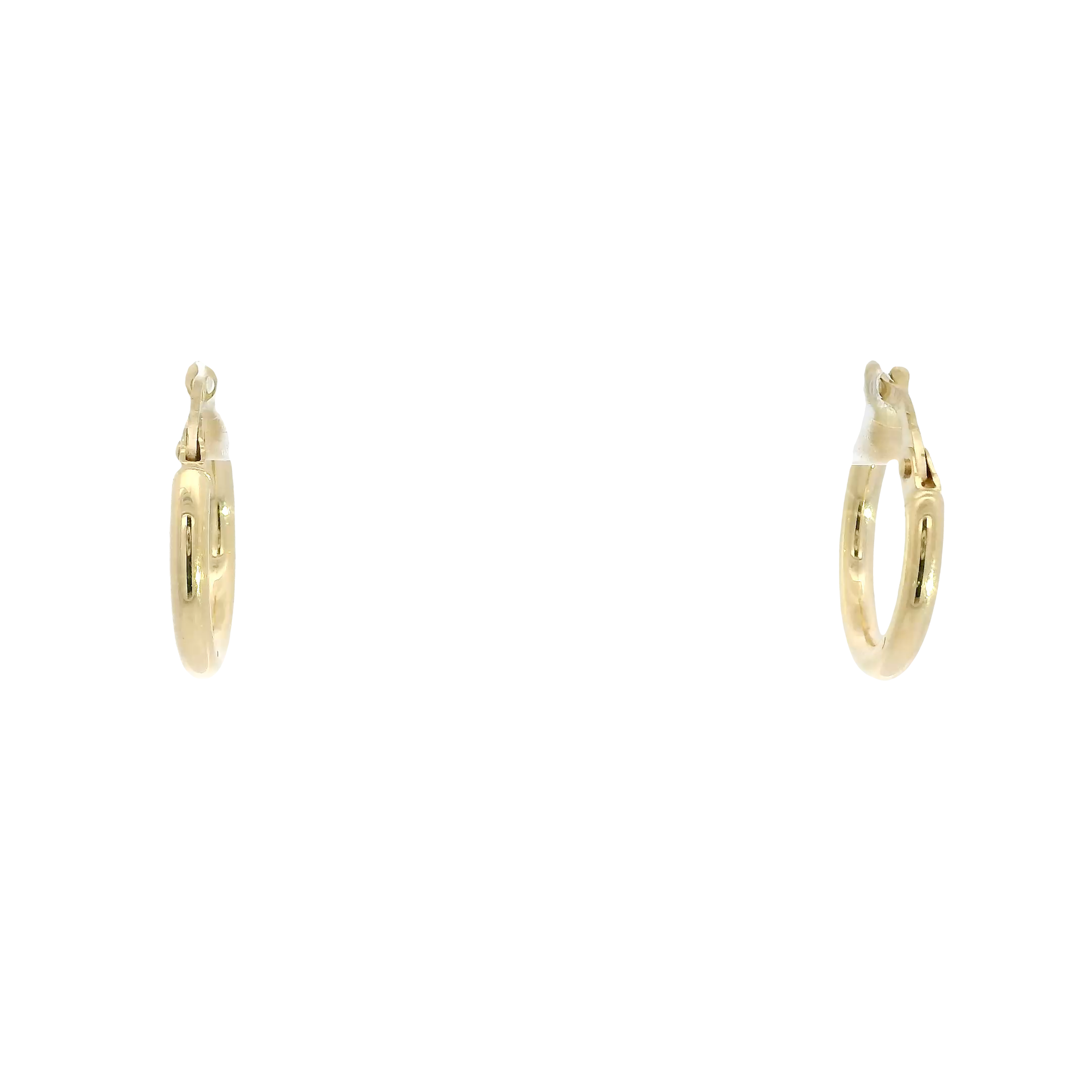 14K Yellow Gold Hoop Earrings