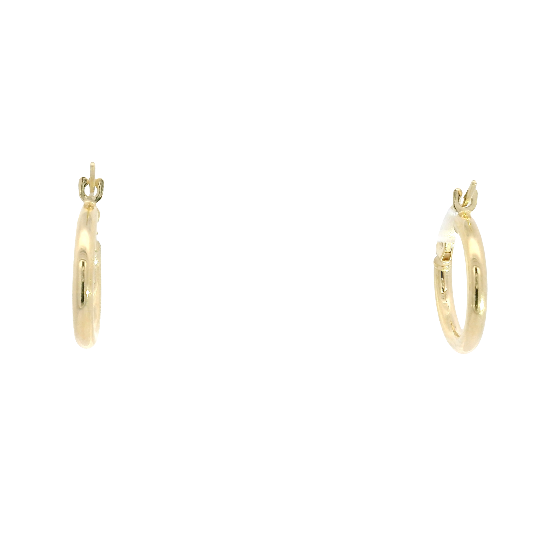 14K Yellow Gold Hoop Earrings