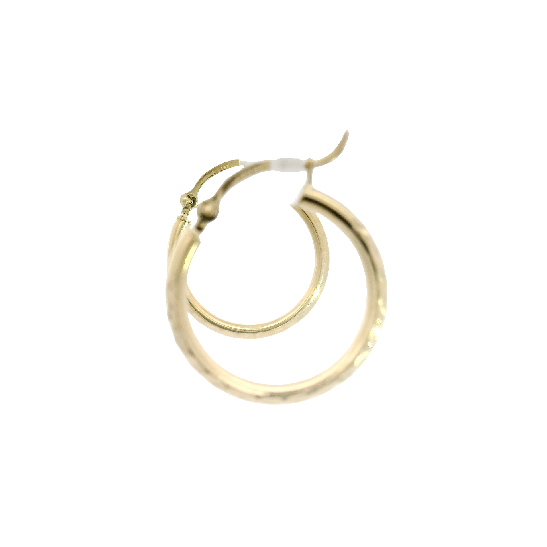 14K Yellow Gold Hoop Earrings
