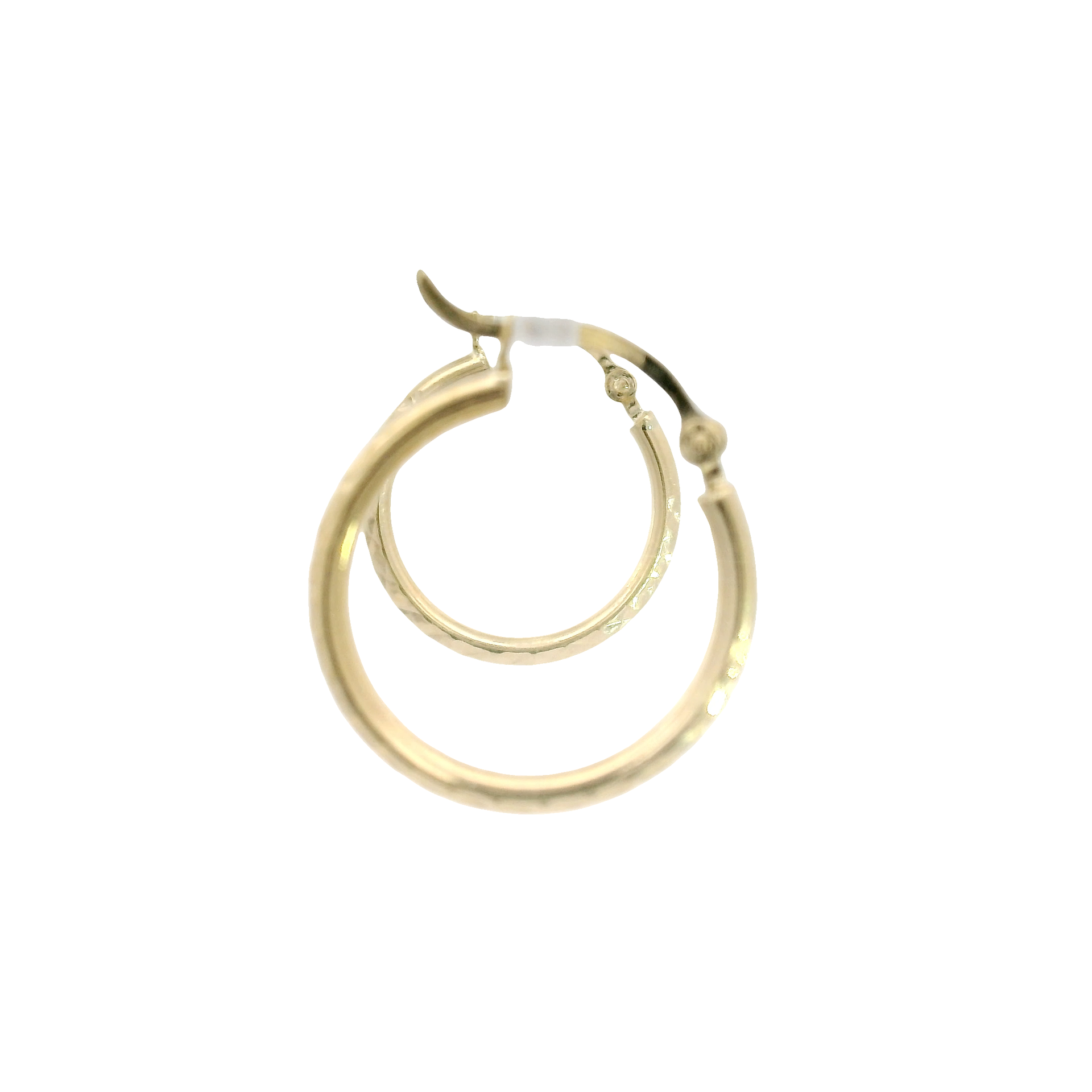 14K Yellow Gold Hoop Earrings