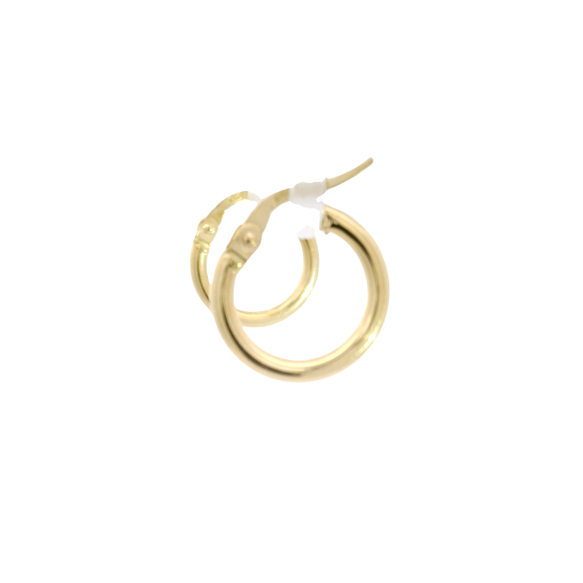14K Yellow Gold Hoop Earrings