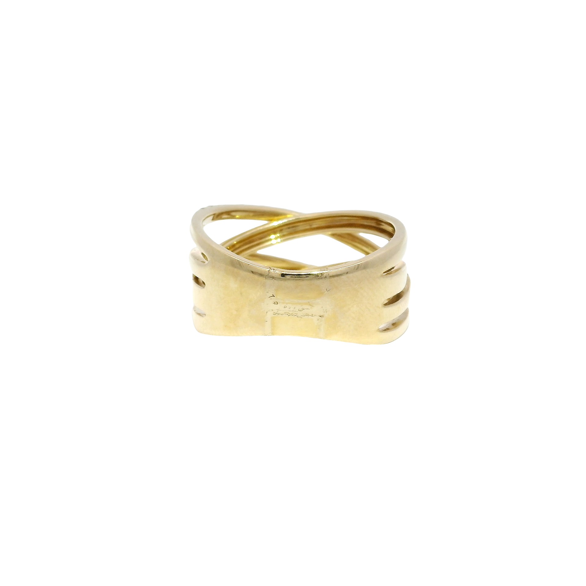 Natural Diamond Fashion Ring in 14K Yellow Gold