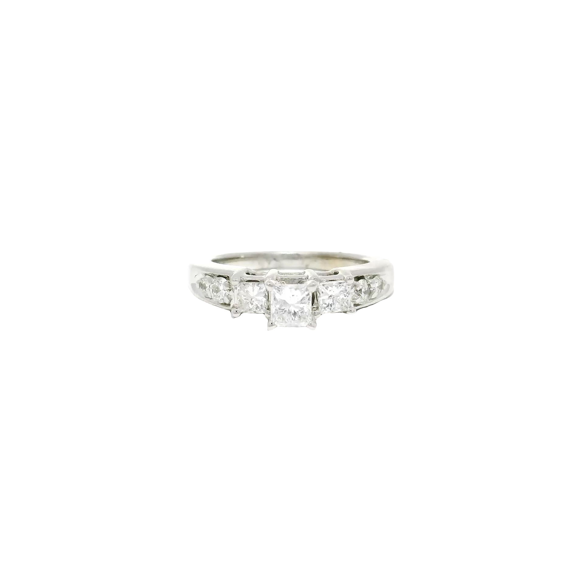 Diamond Ring Set in 14K White Gold