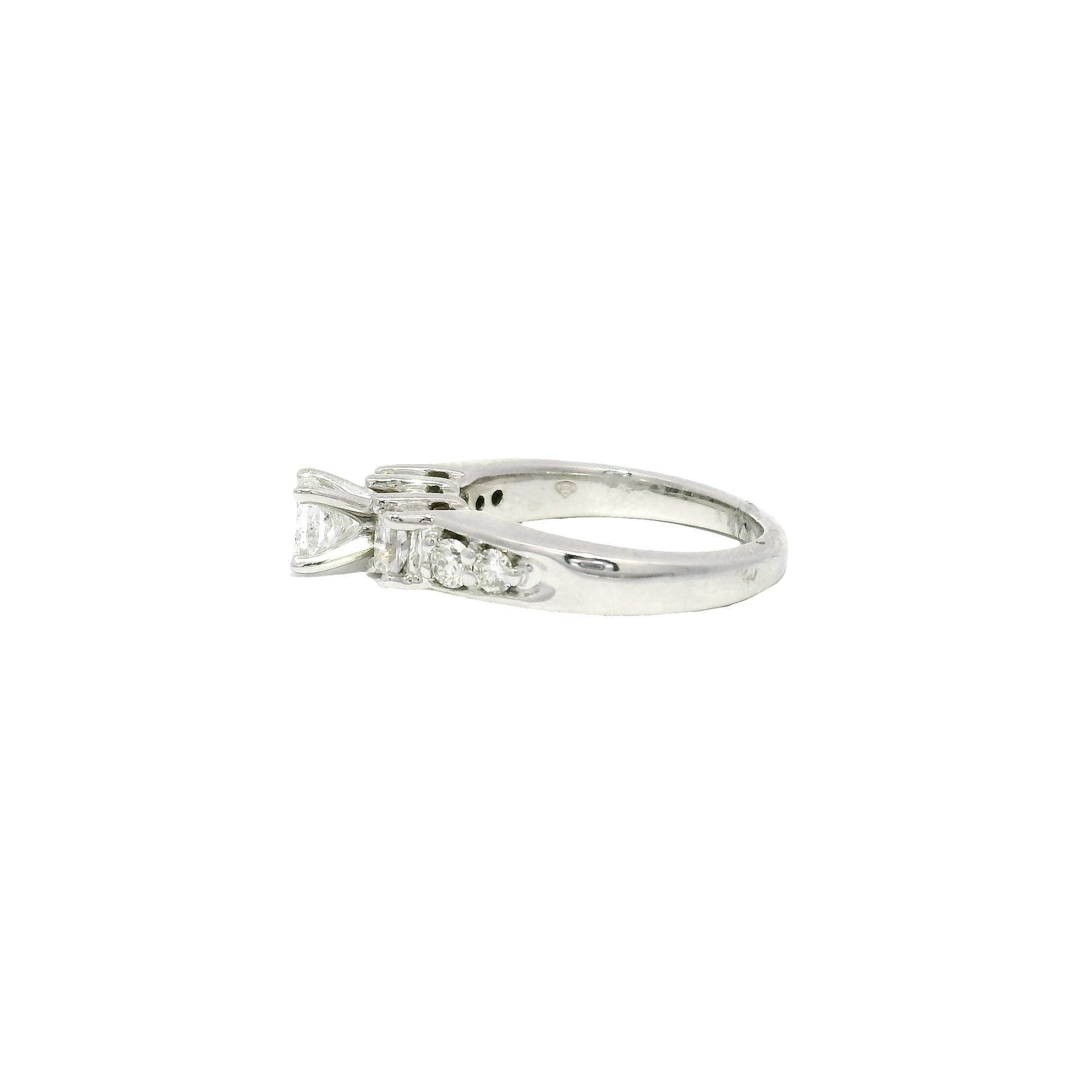 Diamond Ring Set in 14K White Gold