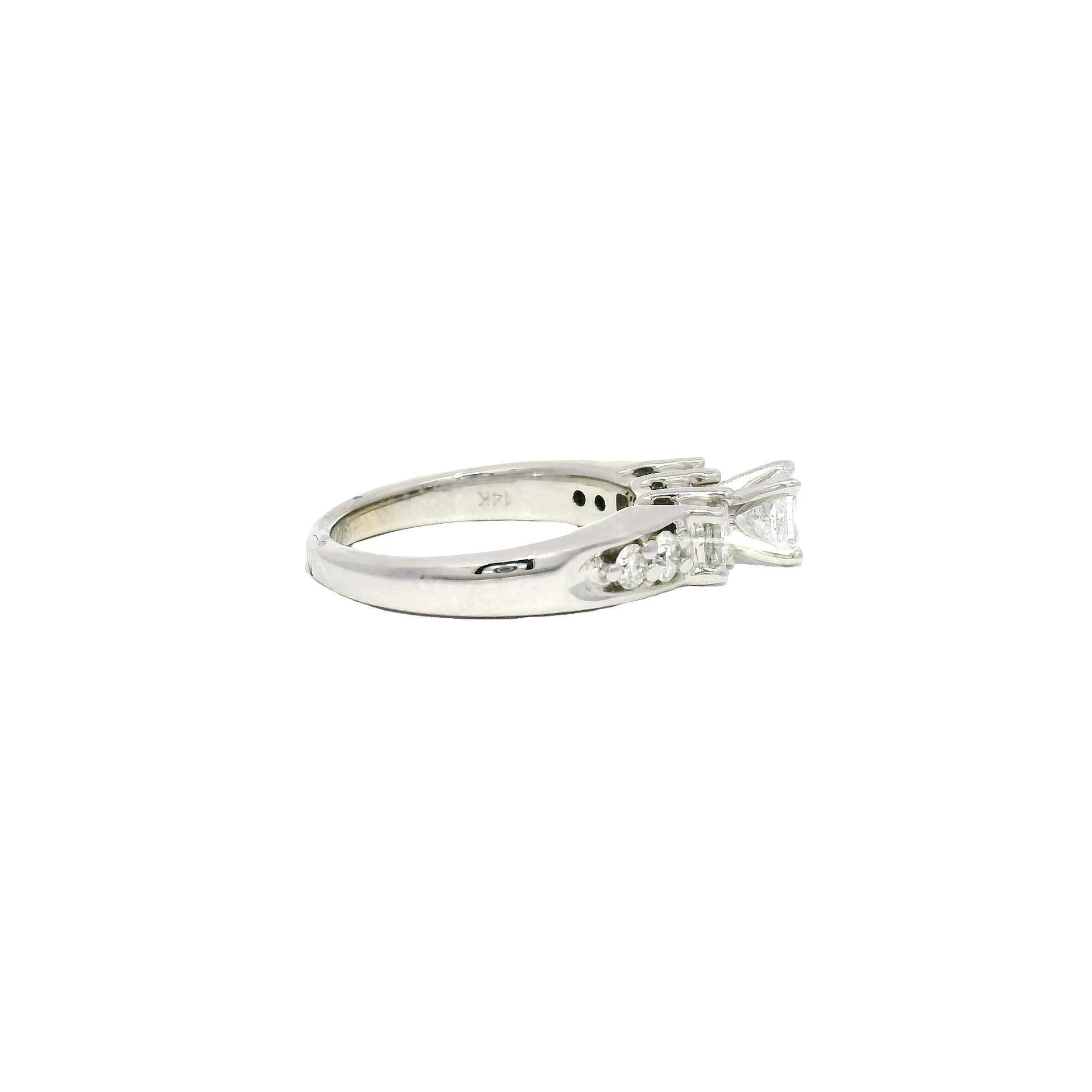 Diamond Ring Set in 14K White Gold