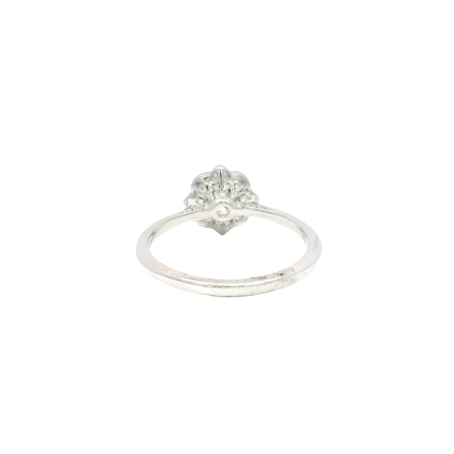.84ct Old Euro WG Diamond Eng