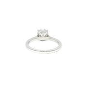 1.83ct. E VS1 Lab Grown Round in 14K White Gold Cathedral Sz 7