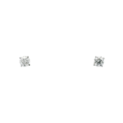 1cttw. F VS1 Lab Grown Diamond Ear Studs in 14K White Gold