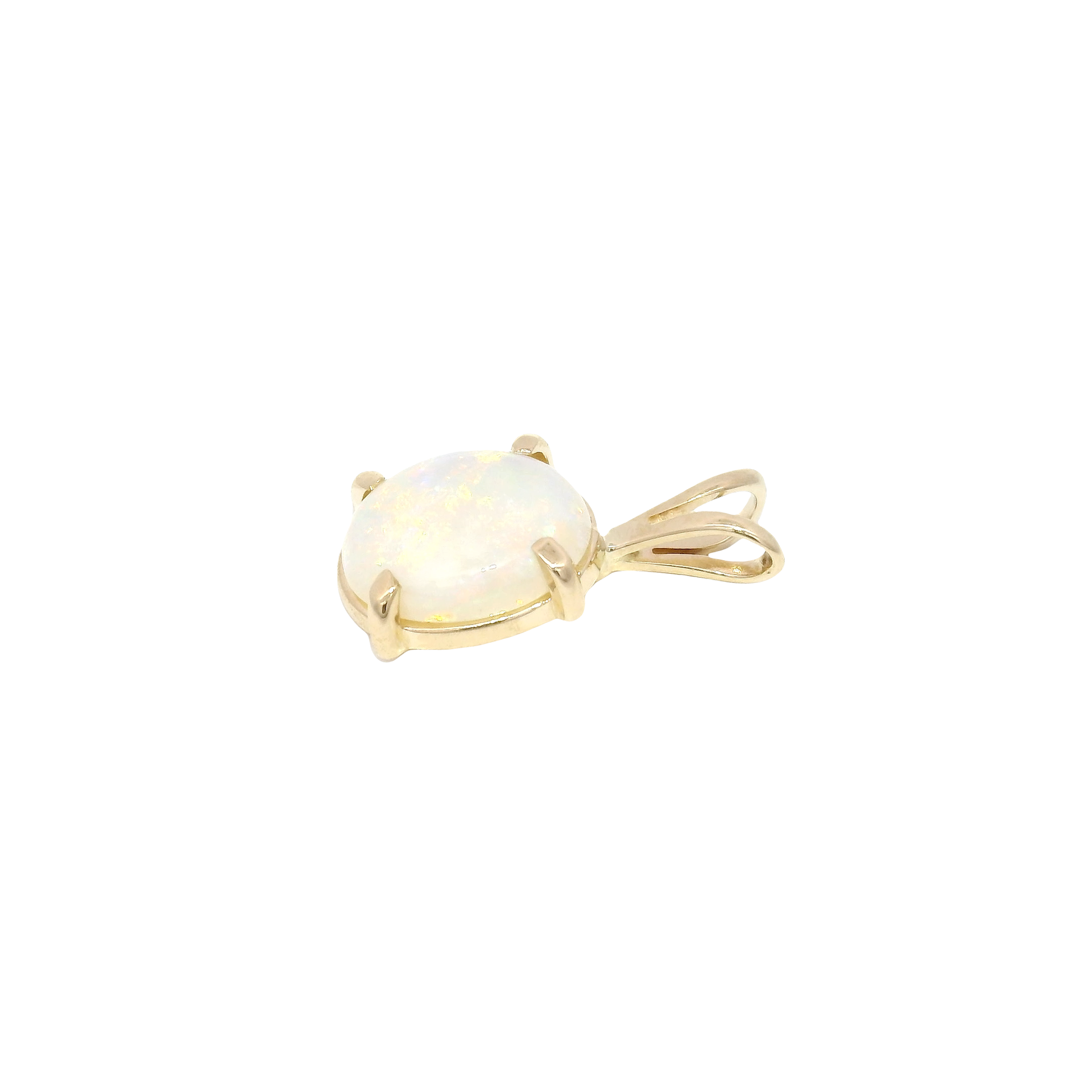 Opal Pendant in 14K Yellow Gold