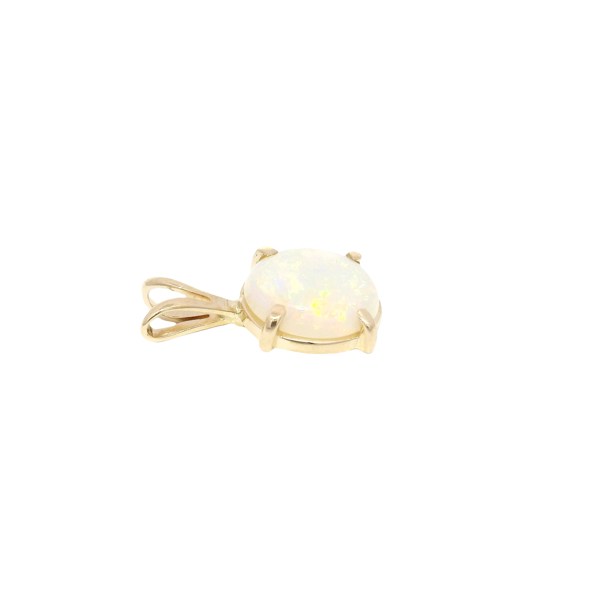 Opal Pendant in 14K Yellow Gold
