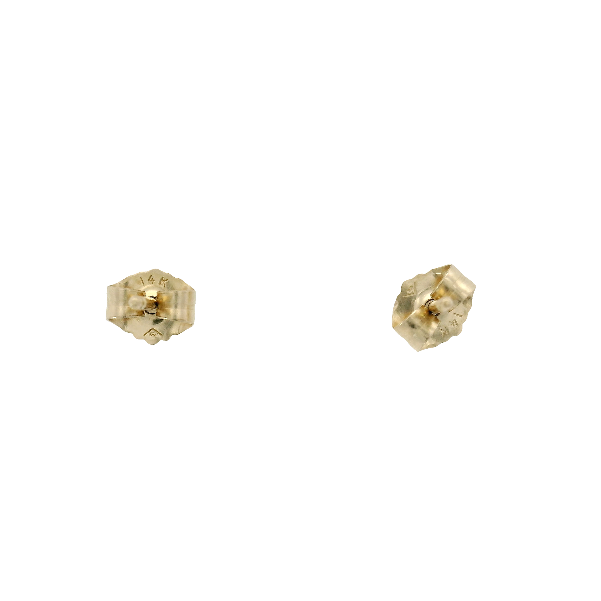 .60cttw. F VS Lab Grown Diamond Ear Studs in 14K Yellow Gold