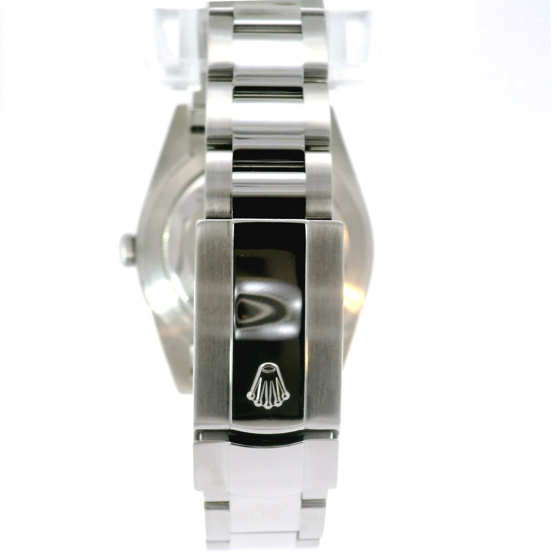 41mm Rolex Datejust Smooth Bezel Black Dial on Stainless Oyster Band