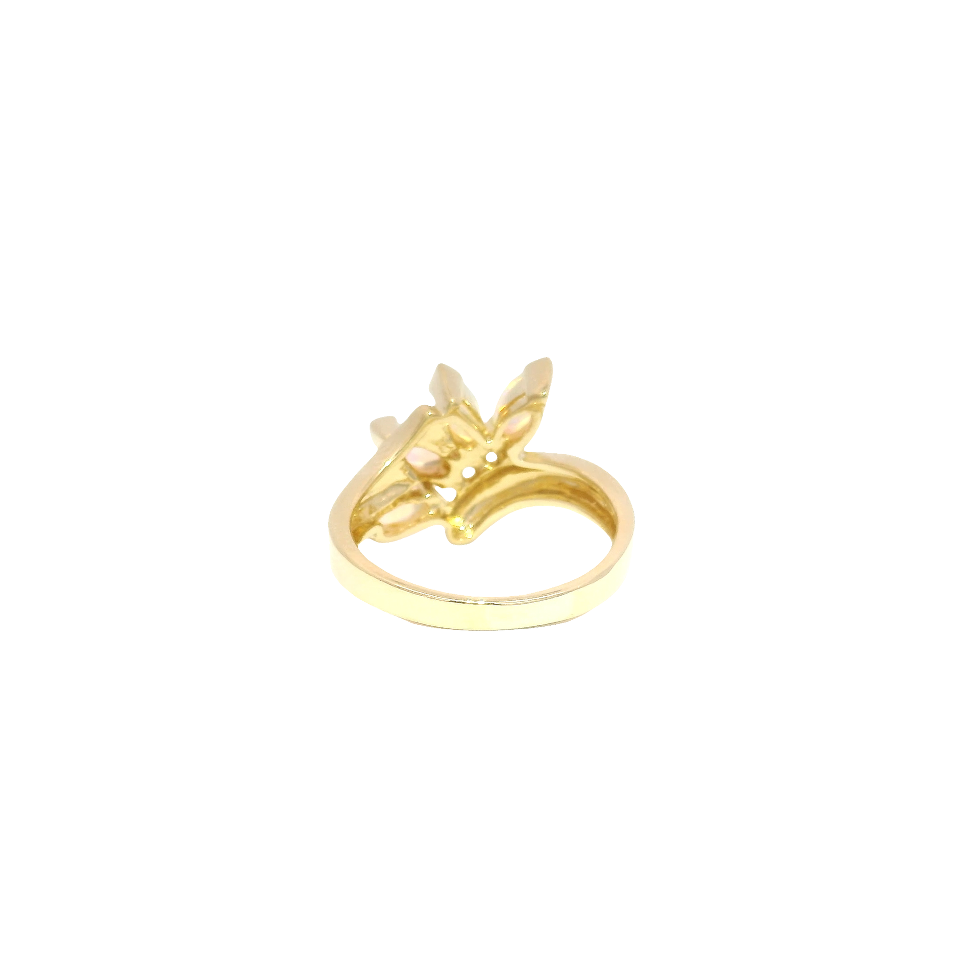 Opal Fashion Estate Ring in 18K Yellow Gold