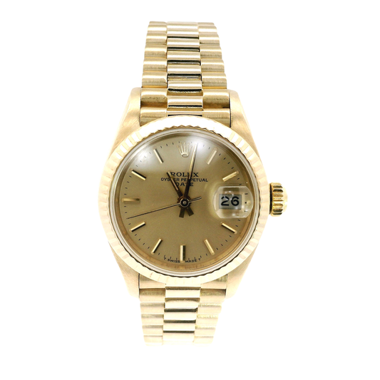 26mm Rolex Ladies President Datejust Champagne Dial (1984)
