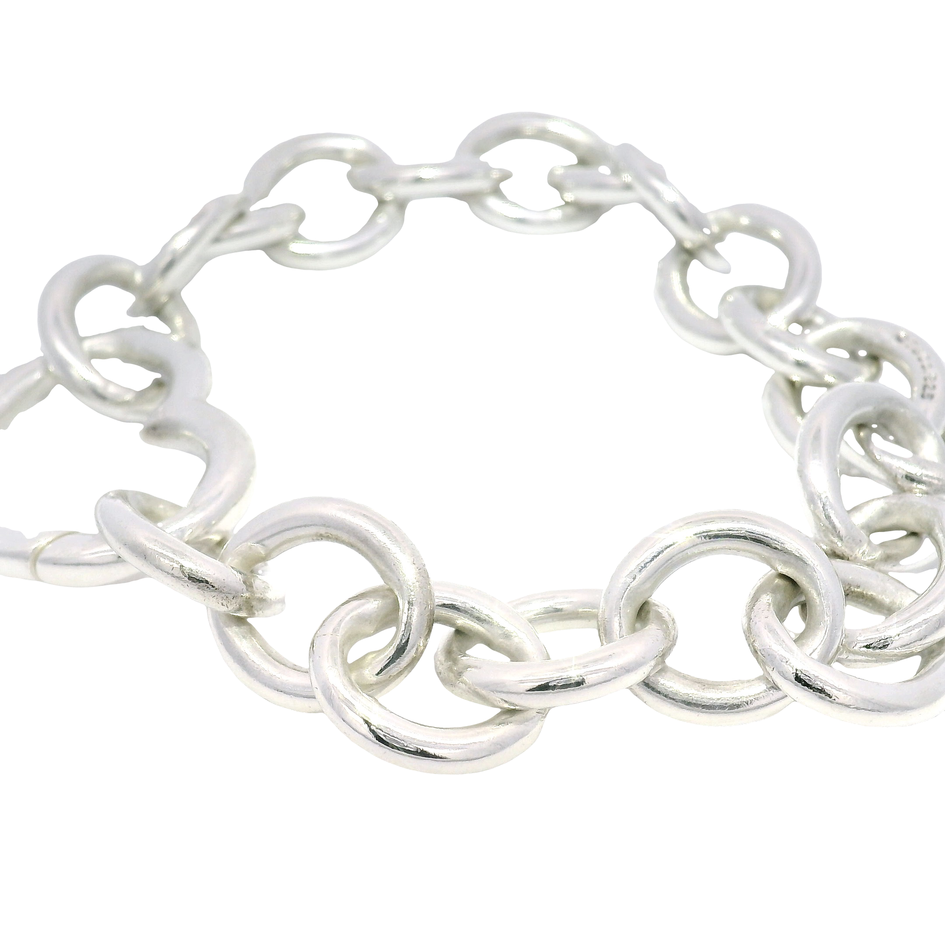 Tiffany & Co. .925 Sterling Silver Heart Bracelet