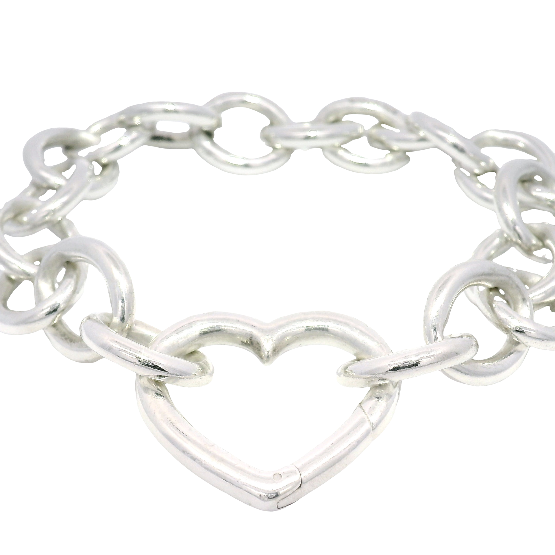 Tiffany & Co. .925 Sterling Silver Heart Bracelet