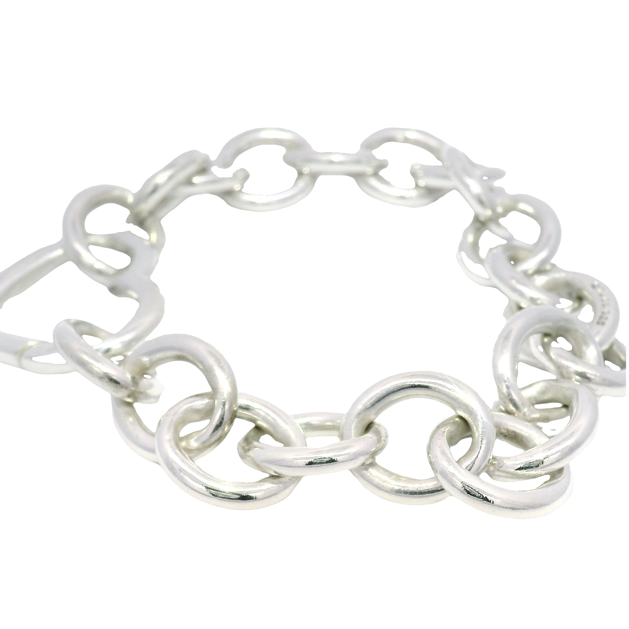 Tiffany & Co. .925 Sterling Silver Heart Bracelet