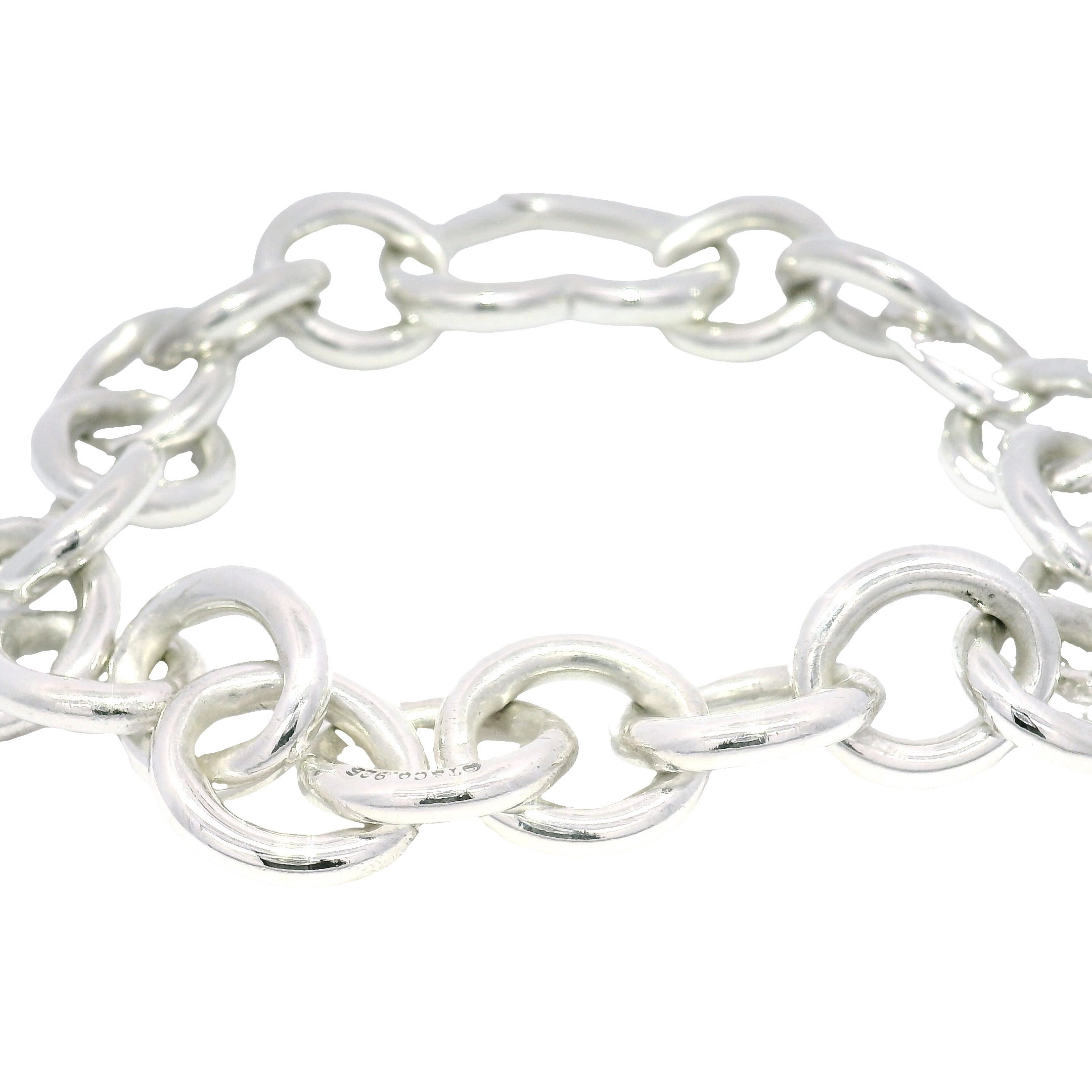 Tiffany & Co. .925 Sterling Silver Heart Bracelet