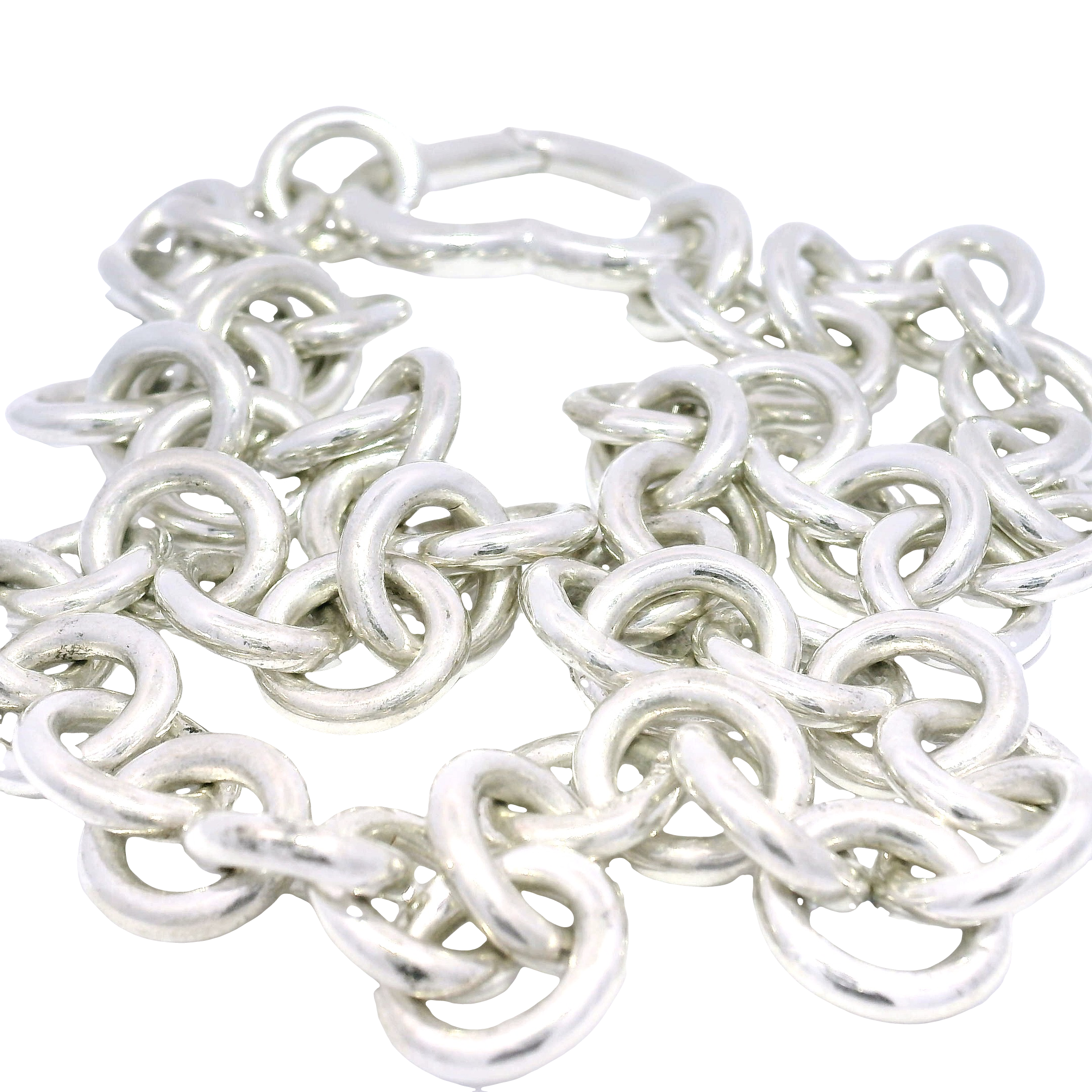 Tiffany & Co .925 Sterling Silver Heart Choker