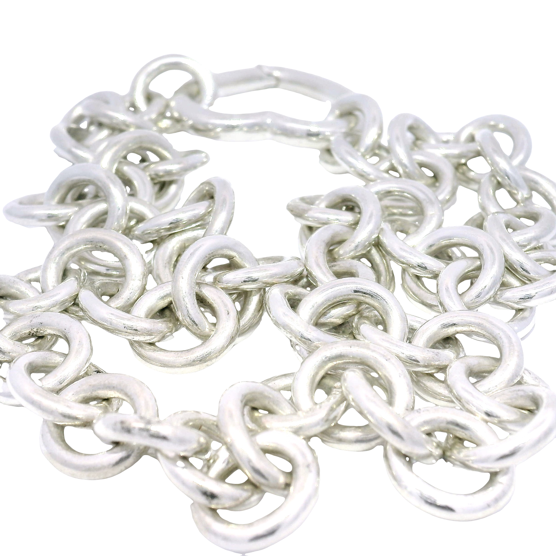 Tiffany & Co .925 Sterling Silver Heart Choker