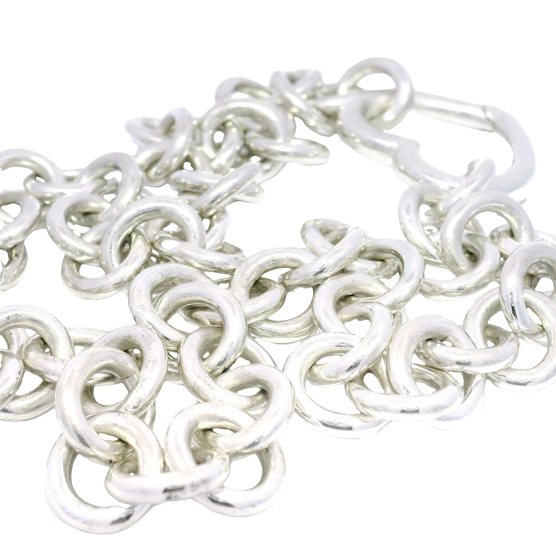 Tiffany & Co .925 Sterling Silver Heart Choker