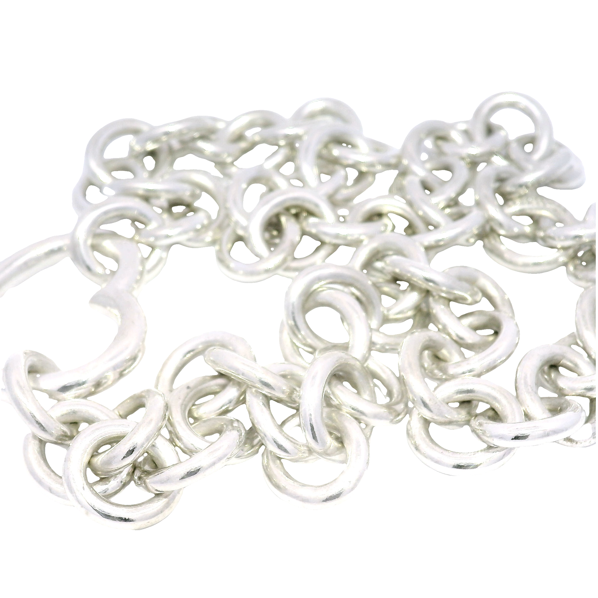 Tiffany & Co .925 Sterling Silver Heart Choker