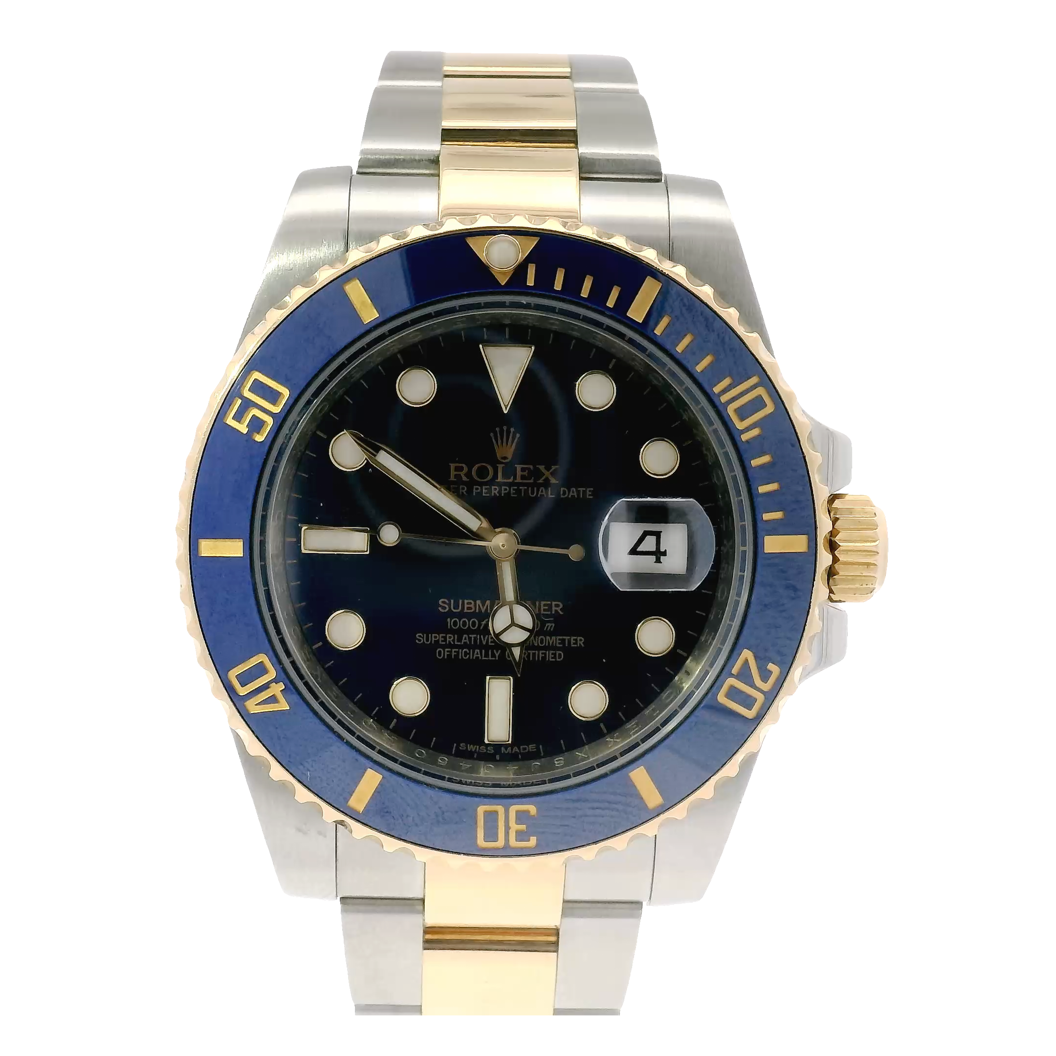 40mm Rolex Submariner Two Tone Bluesy
