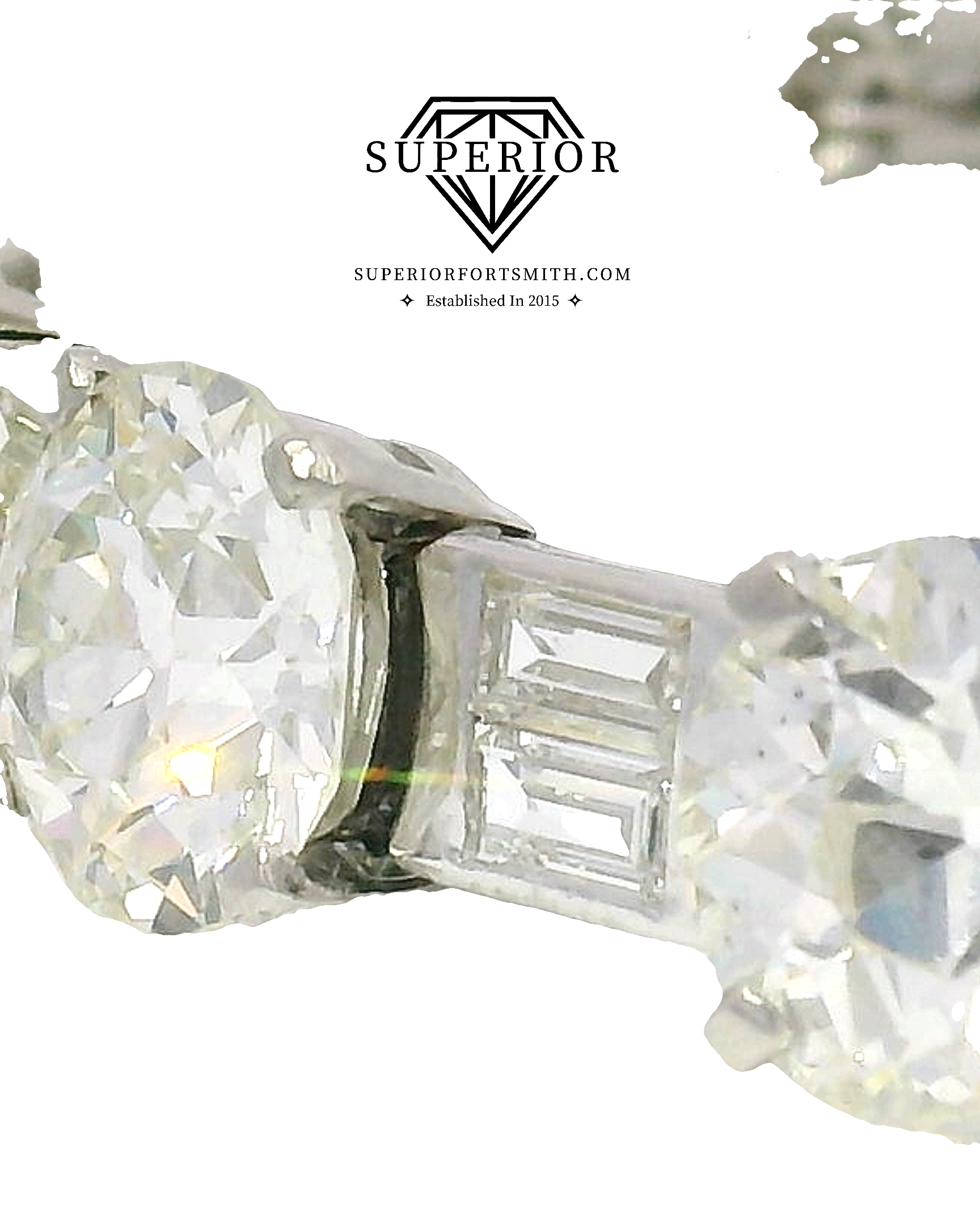 30cttw. Natural Old Mine Cut Round & Baguette Diamond Bracelet in Platinum