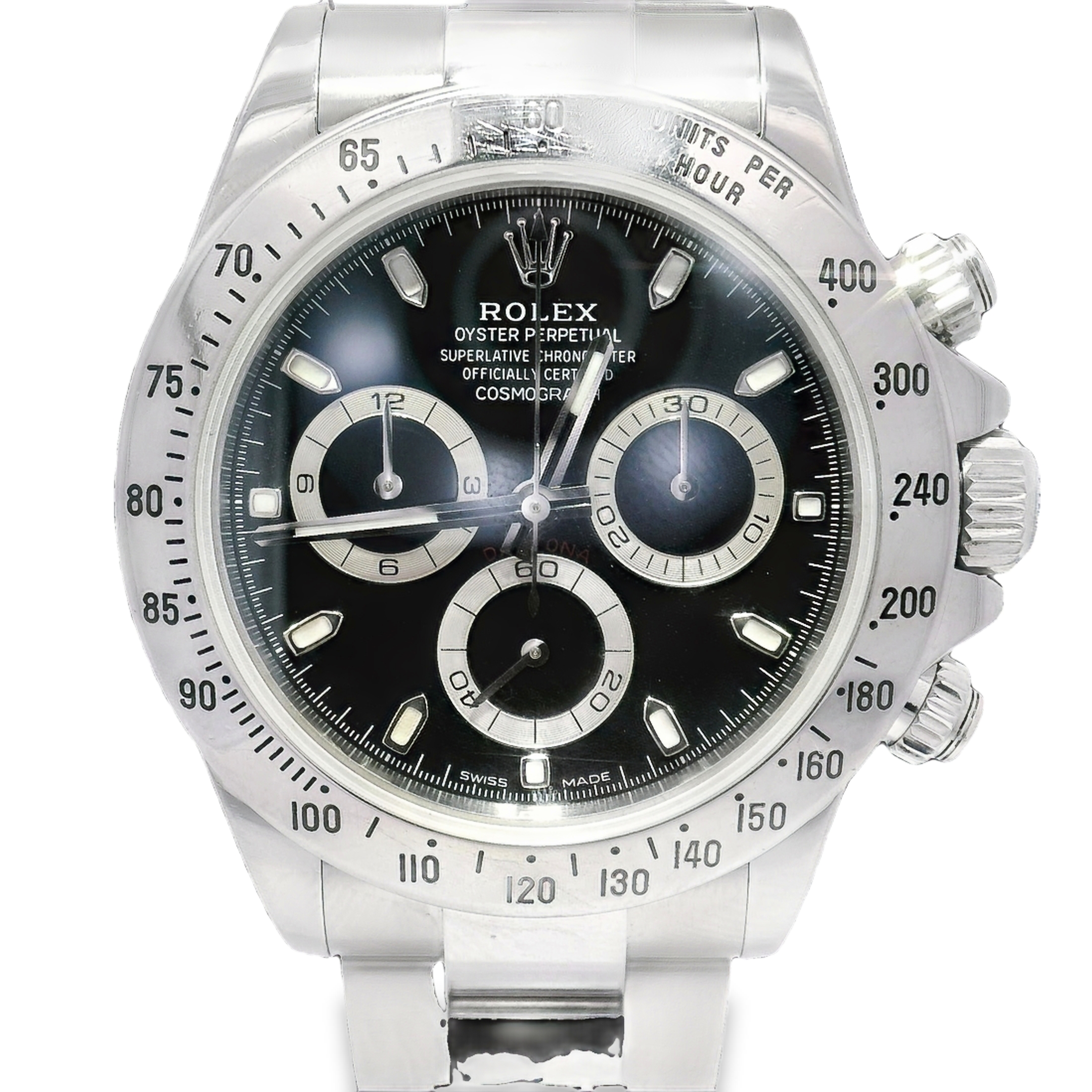 40mm Rolex Cosmograph Daytona Black Dial (2007)