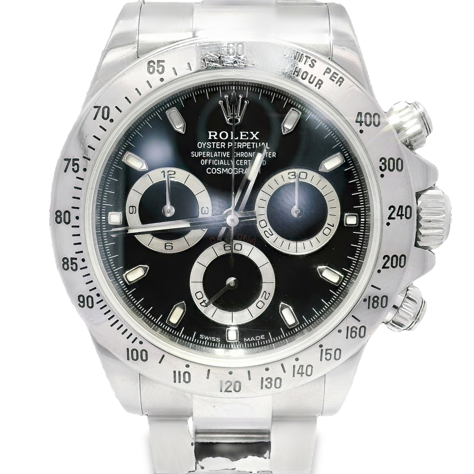 40mm Rolex Cosmograph Daytona Black Dial (2007)