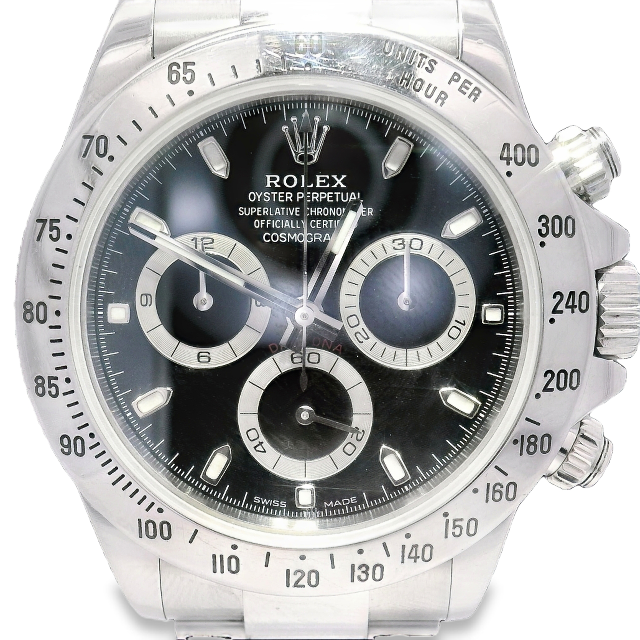 40mm Rolex Cosmograph Daytona Black Dial (2007)