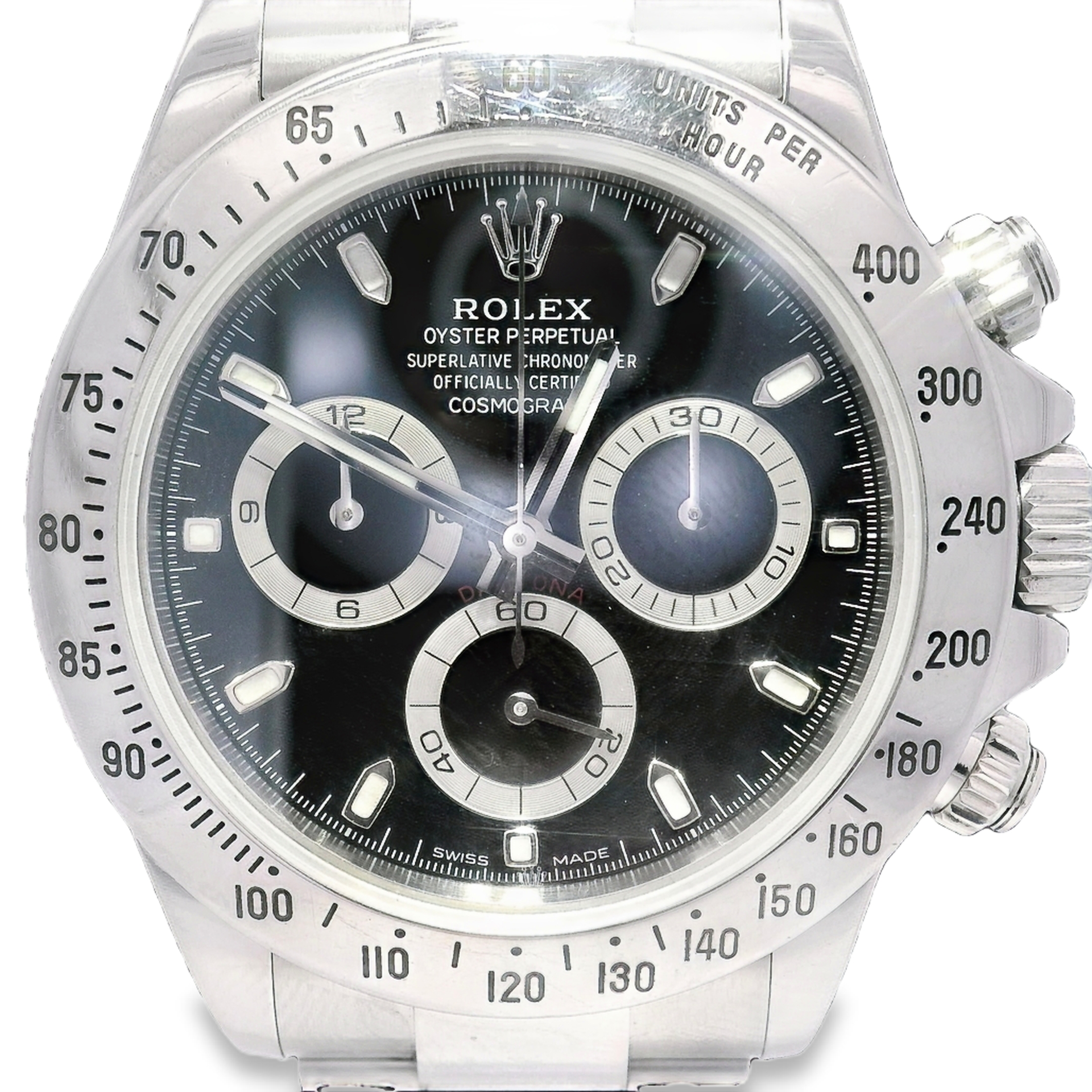 40mm Rolex Cosmograph Daytona Black Dial (2007)