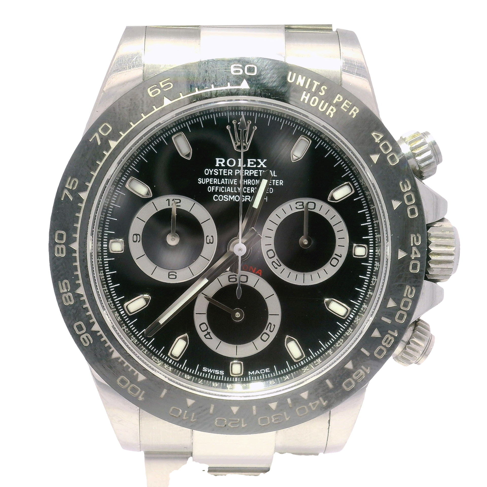 40mm Rolex Cosmograph Daytona Black Dial (2016)