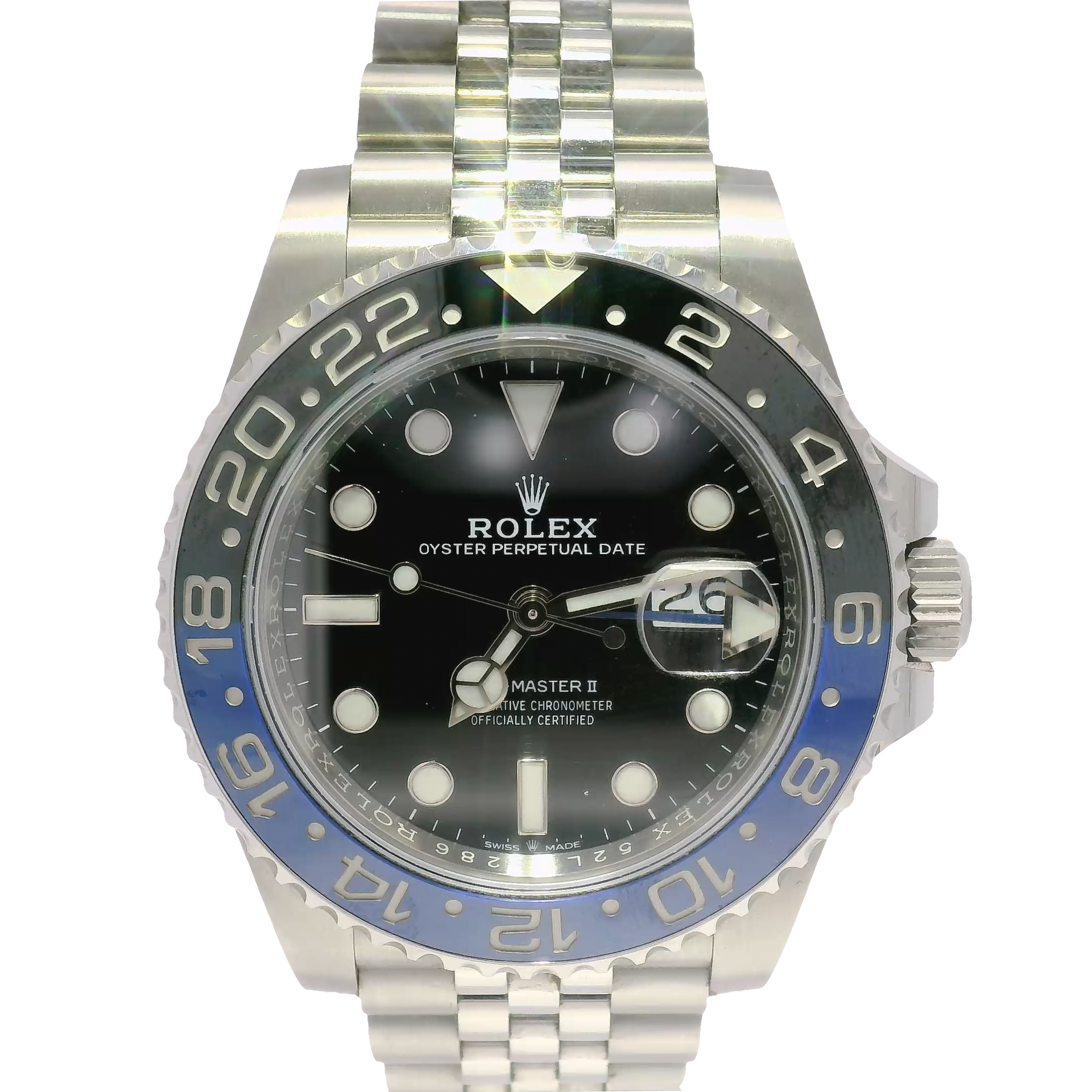 40mm Rolex GMT Master II Batman (2019)