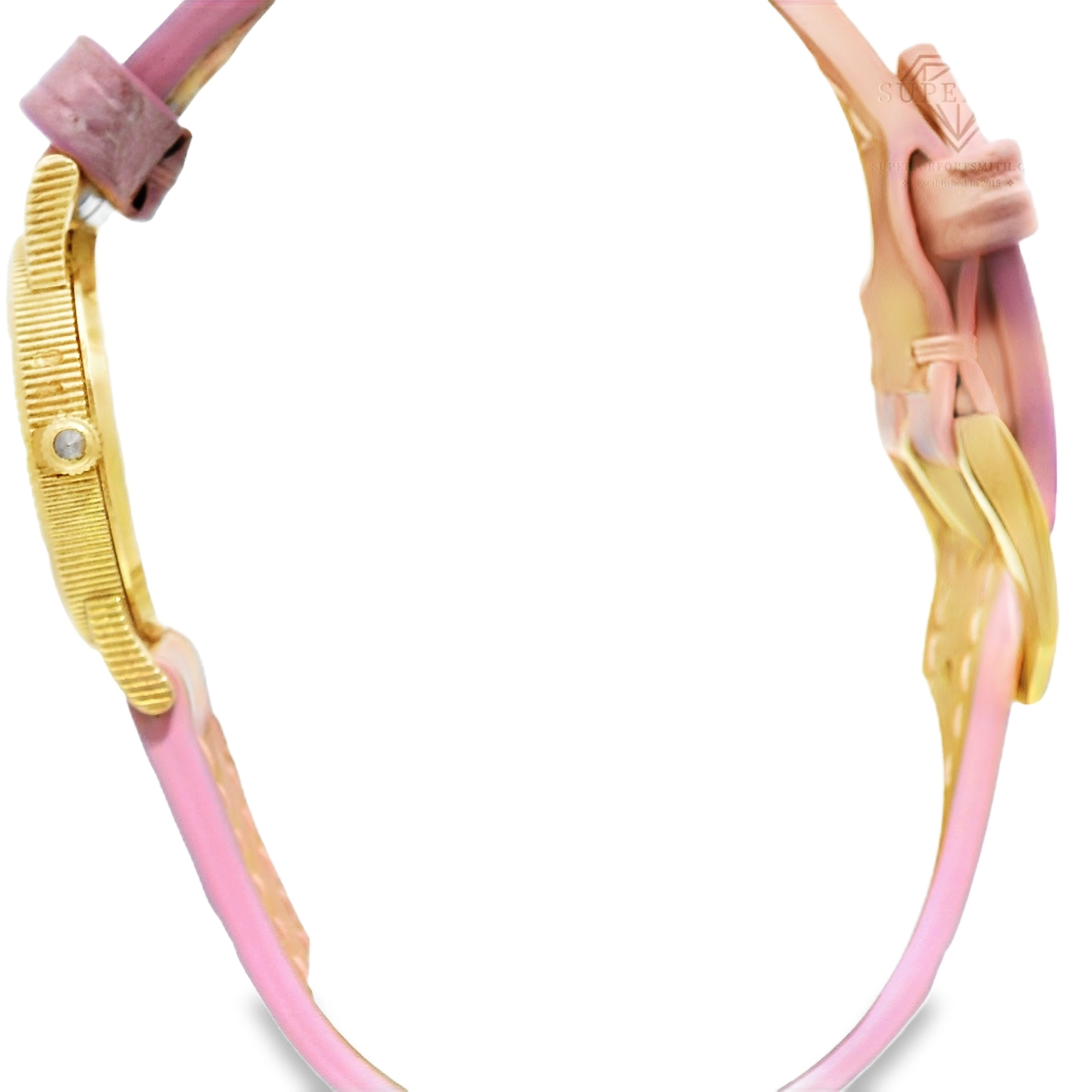 Corum $5 Liberty Coin Watch on Pink Crocodile Leather Strap