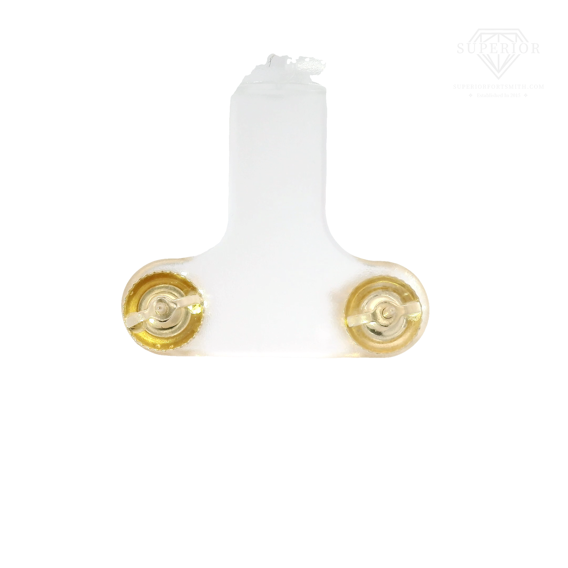 2.5cttw. F VS1 Lab Grown Diamond Ear Studs in 14K Yellow Gold Screw Backs