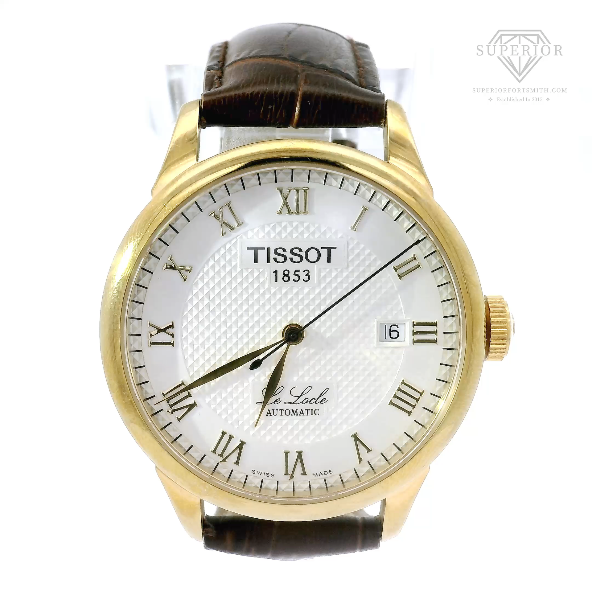 Tissot Le Locle Automatic 39mm on Brown Leather Strap