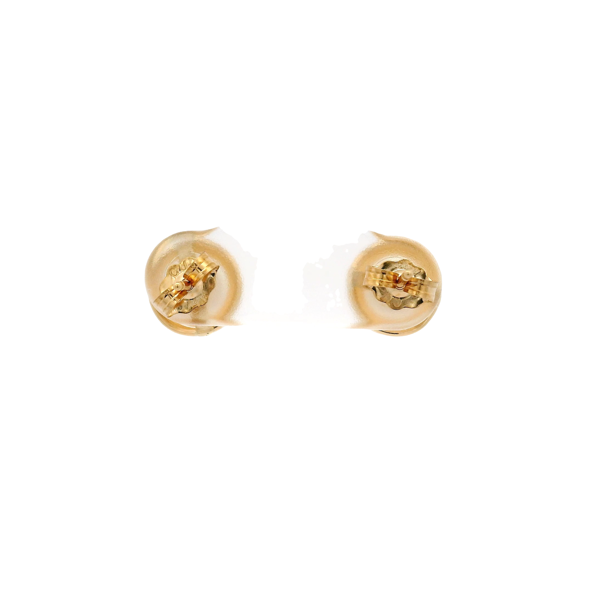 Pearl Ear Studs in 14K Yellow Gold