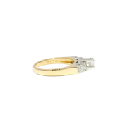 Natural Round Diamond Five Stone Ring in 14K Yellow Gold Sz 7
