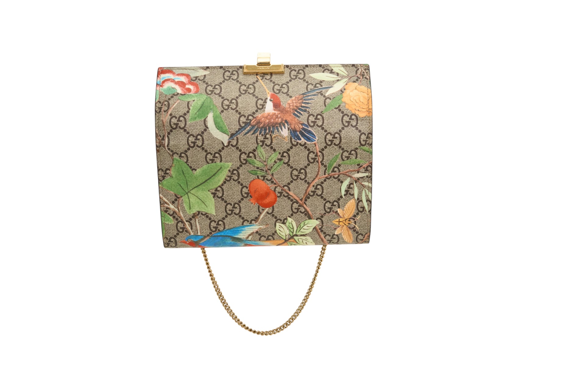 Gucci GG Tian Padlock Wallet on Chain