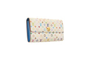 Louis Vuitton Sarah Wallet Monogram Multicolore Blanc Raisin