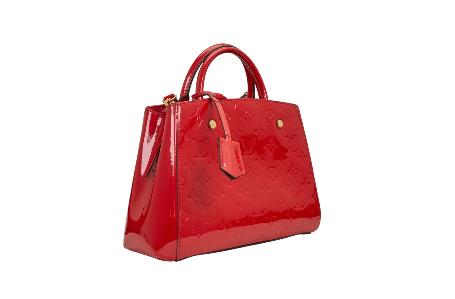 Louis Vuitton Montaigne BB Monogram Vernis Cerise
