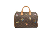 Louis Vuitton Speedy Bandouliere 30 Monogram Love Lock