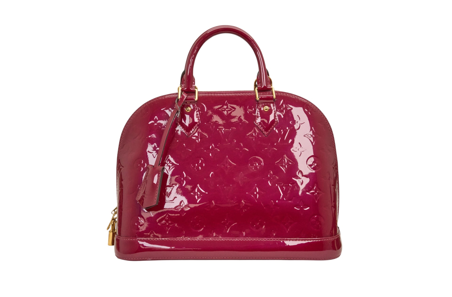 Louis Vuitton Alma PM Monogram Vernis Indian Rose