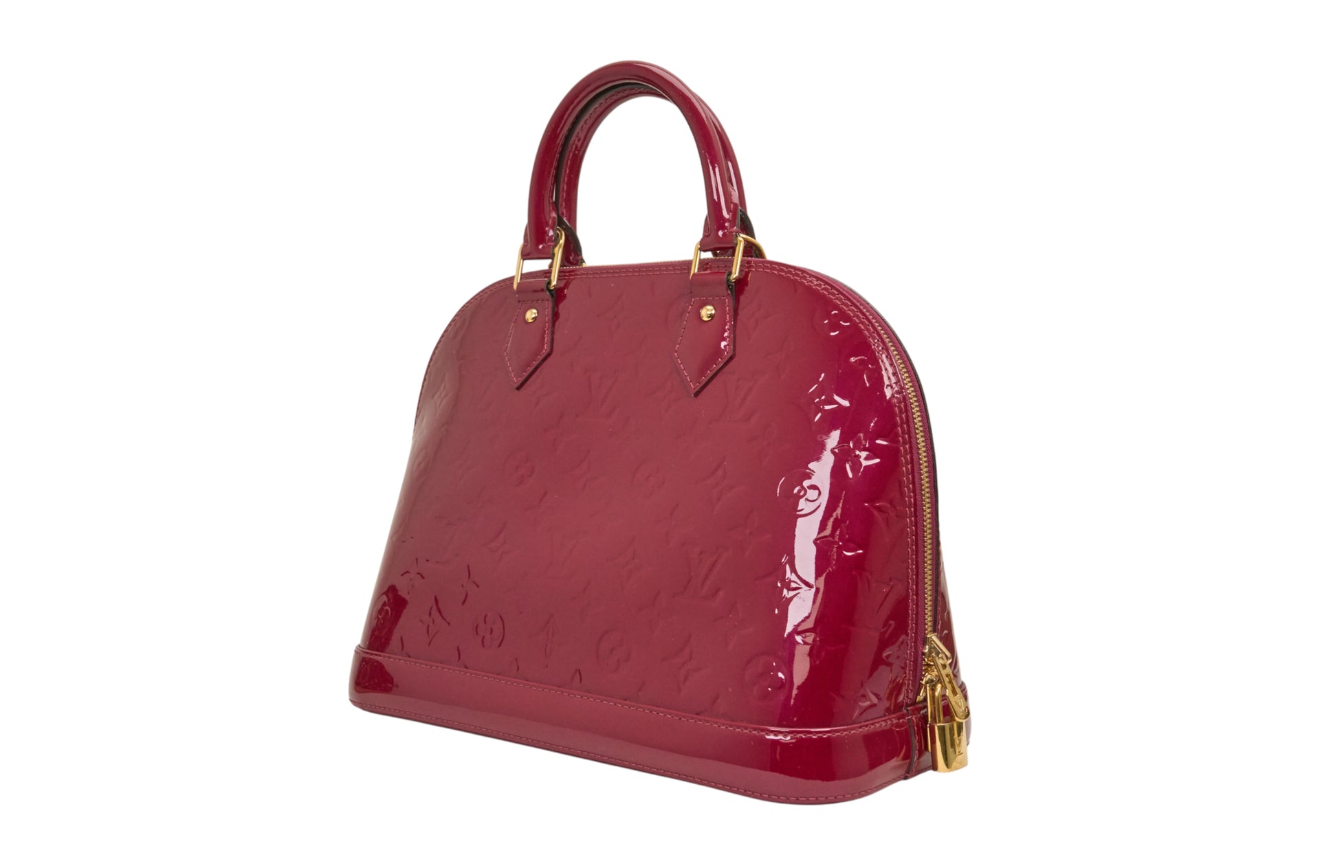 Louis Vuitton Alma PM Monogram Vernis Indian Rose