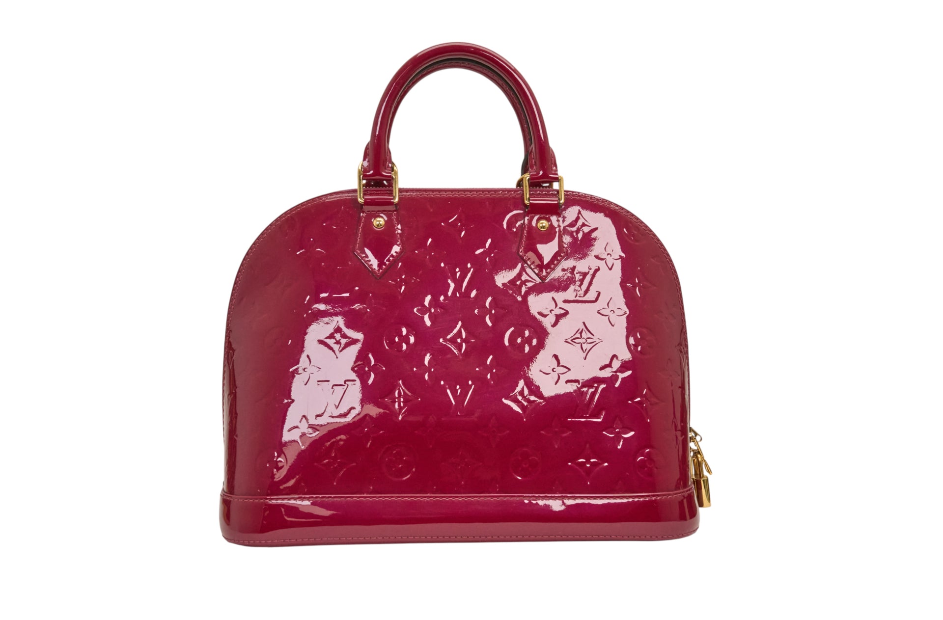 Louis Vuitton Alma PM Monogram Vernis Indian Rose