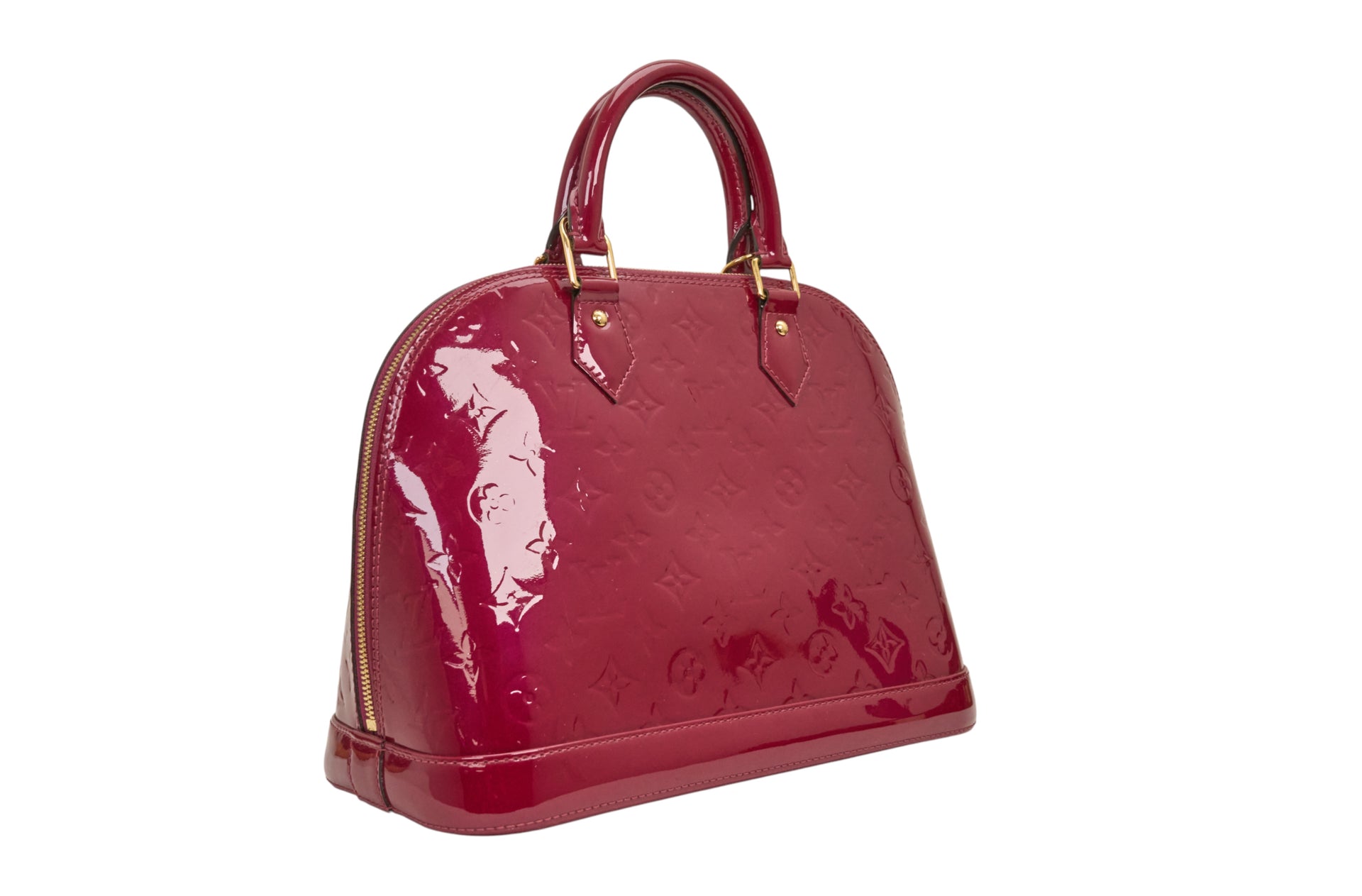 Louis Vuitton Alma PM Monogram Vernis Indian Rose