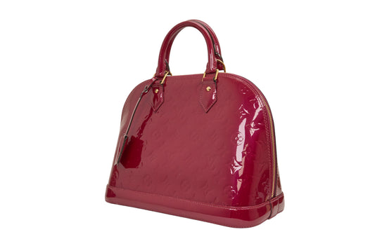 Louis Vuitton Alma PM Monogram Vernis Indian Rose