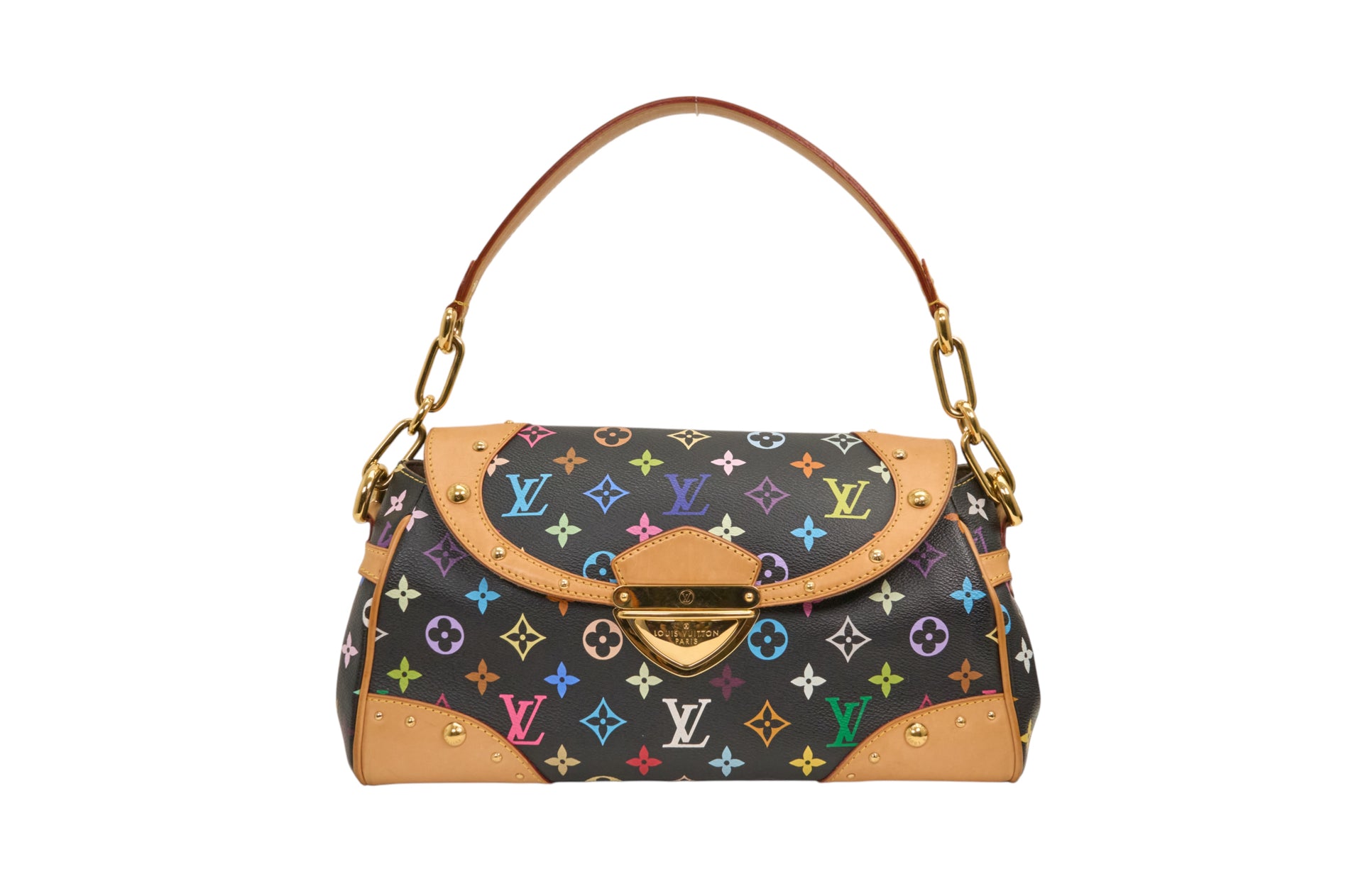 Louis Vuitton Beverly MM Monogram Multicolore Noir